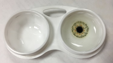 Individual coloring of contact lenses